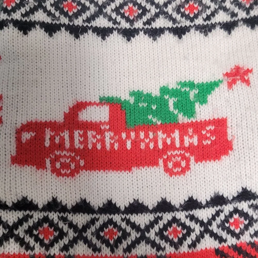 Christmas Truck Dog Sweater